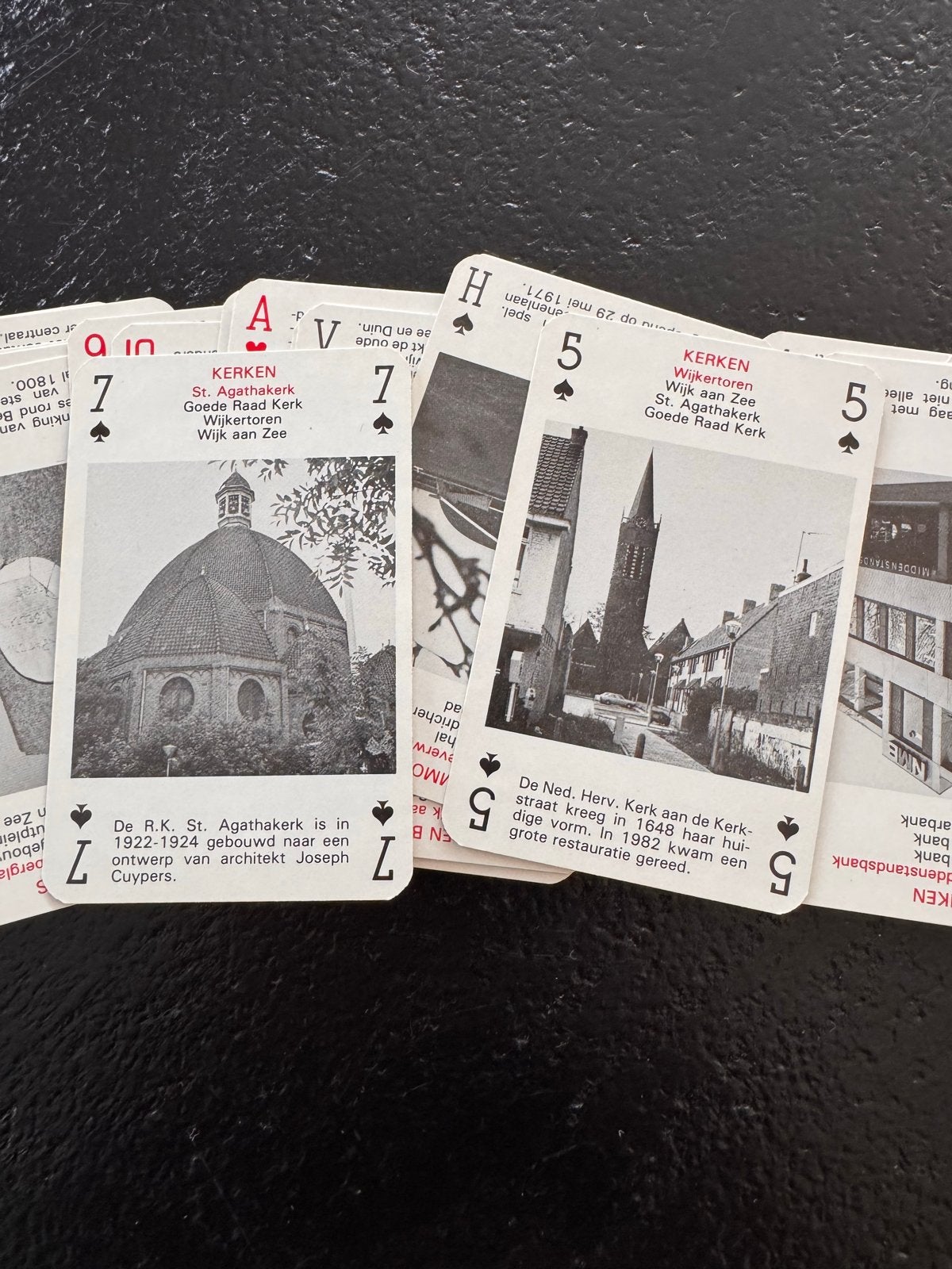 Vintage Speelkaarten Gemeente Beverwijk - Kerken, Ophalen, Gebruikt, Speelkaart(en)