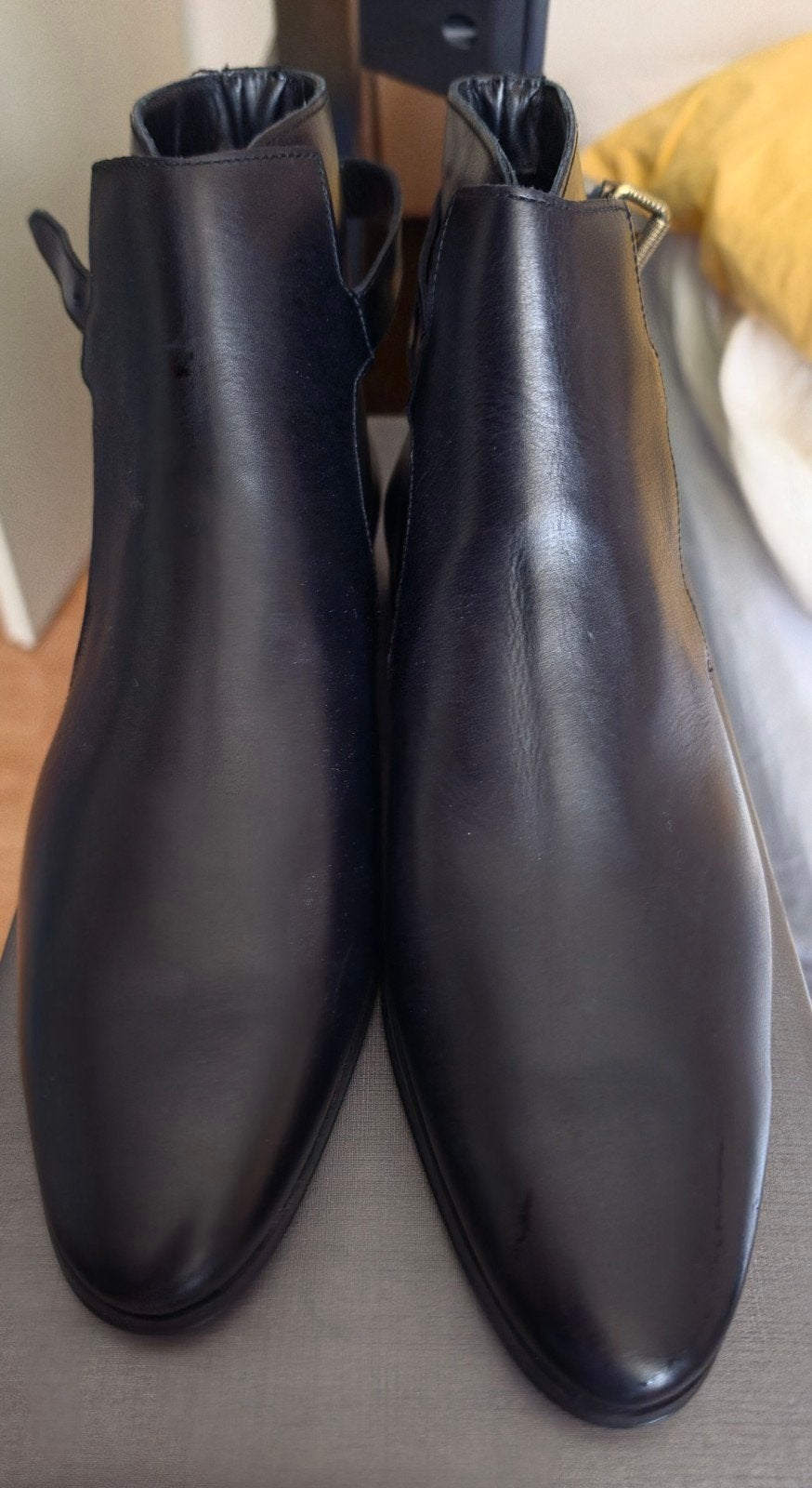 Zara leren boots maat 40, Zara, Zwart, Boots, Nieuw