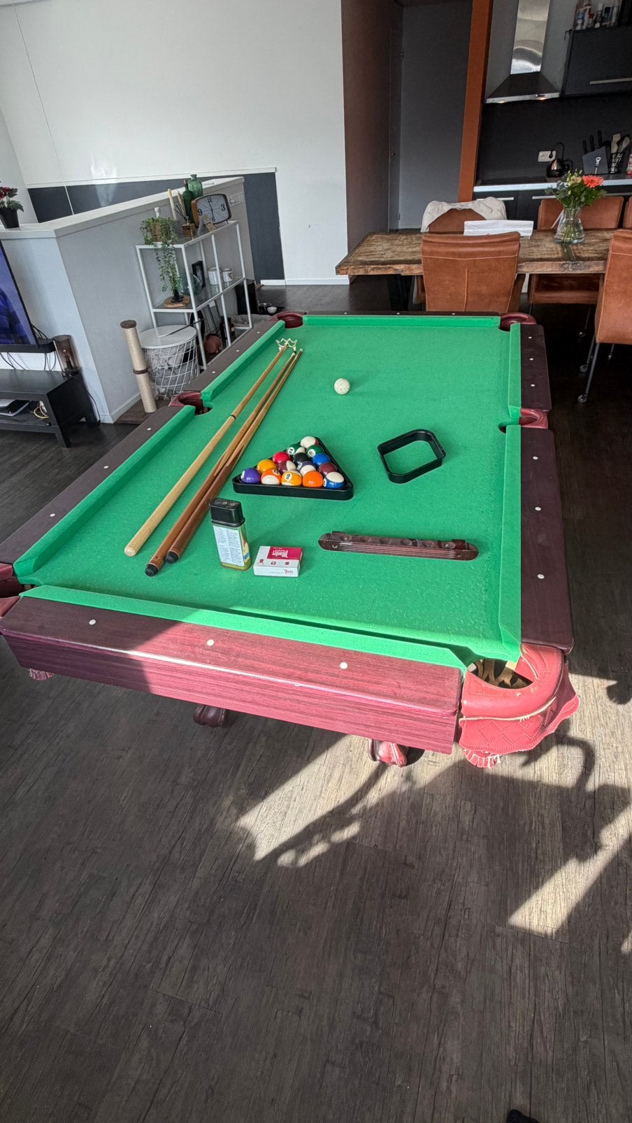 Nette pool tafel, Ophalen, Zo goed als nieuw, Pooltafel