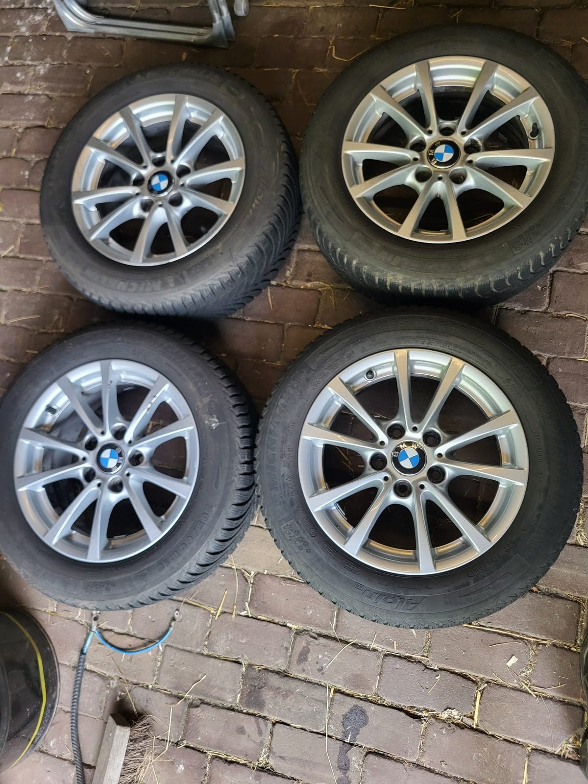 BMW 3 serie 16 inch velgenset, Ophalen, Gebruikt, 16 inch, Banden en Velgen