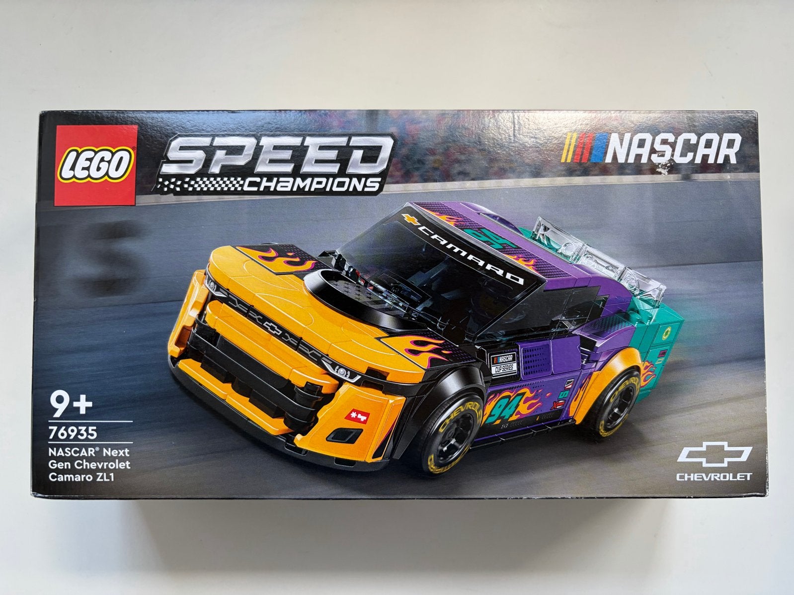 LEGO Speed Champions NASCAR Next Gen Chevrolet Camaro ZL1, Lego, Denemarken, Nieuw, Complete set