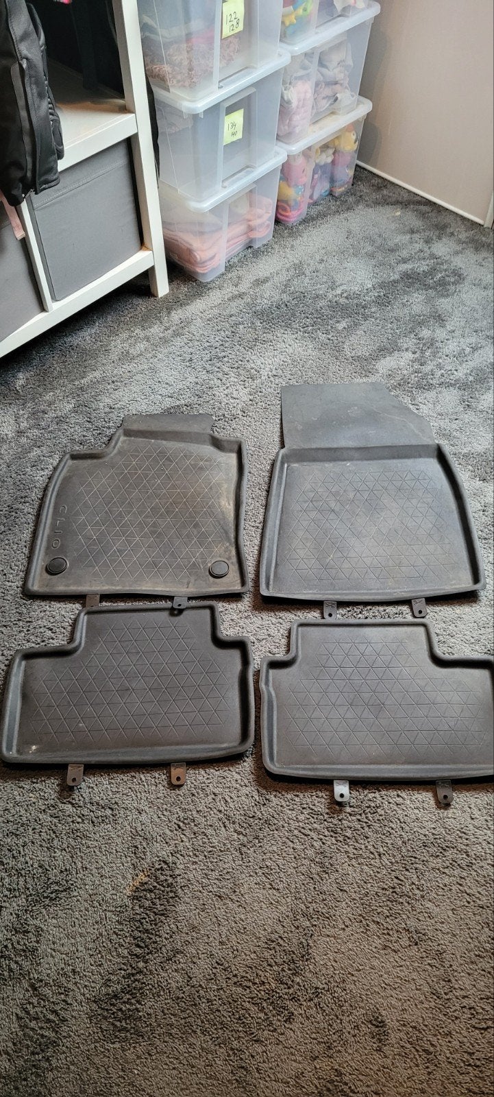 rubber matten renault clio 5, Auto-onderdelen, Ophalen of Verzenden, Gebruikt, Renault