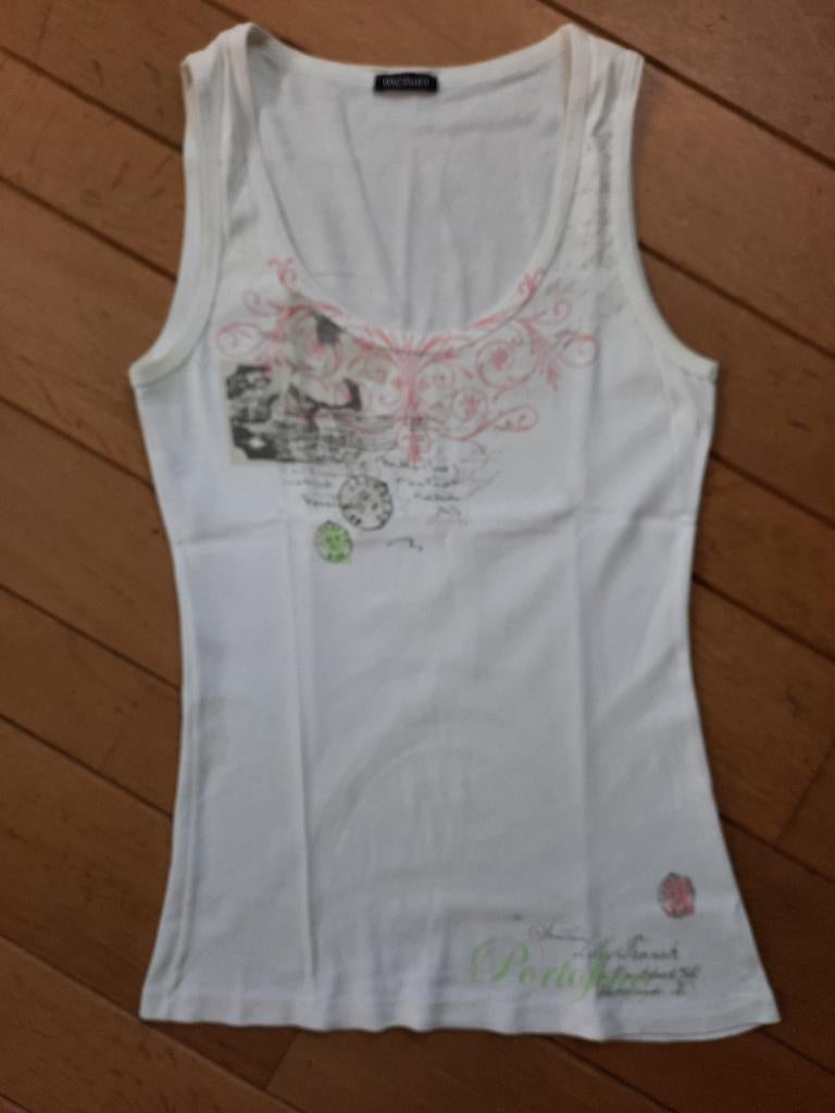 Monari top wit maat 38, Maat 38/40 (M), Monari, Wit, Ophalen of Verzenden