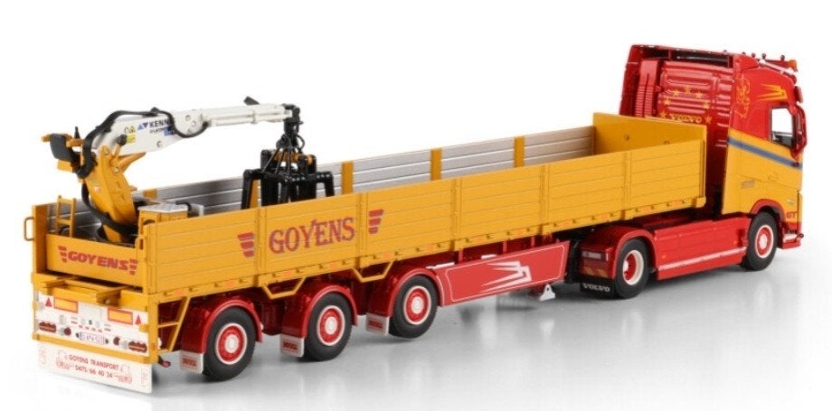 WSI VOLVO FH AERO GLOBETROTTER +  STENENTRAILER - GOYENS, Wsi, ., Nieuw, Ophalen of Verzenden