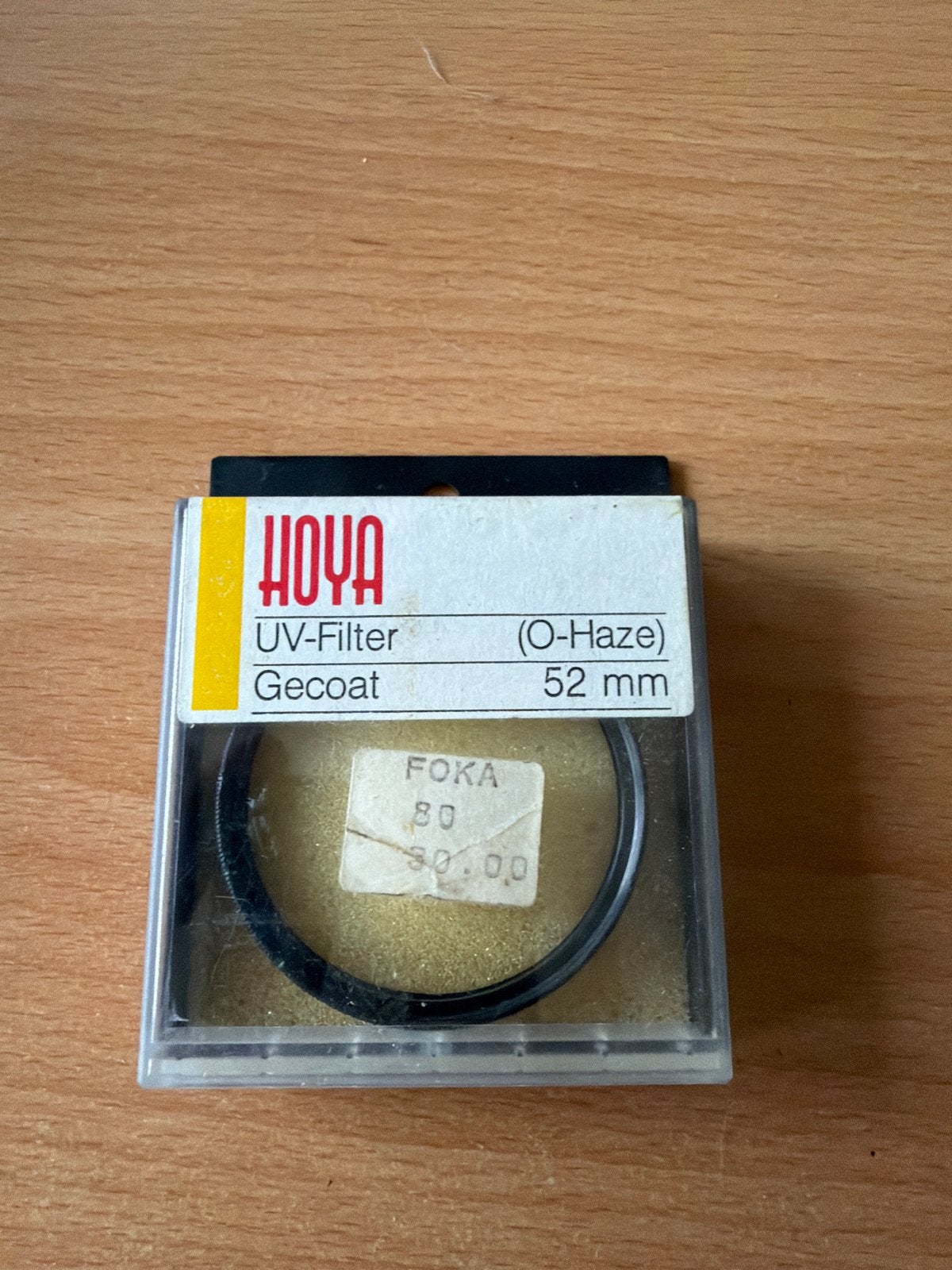 Hoya UV-Filter (O-Haze) Gecoat 52 mm, Audio, Tv en Foto, Fotografie | Filters, Gebruikt, UV-filter, Ophalen of Verzenden, 50 tot 60 mm