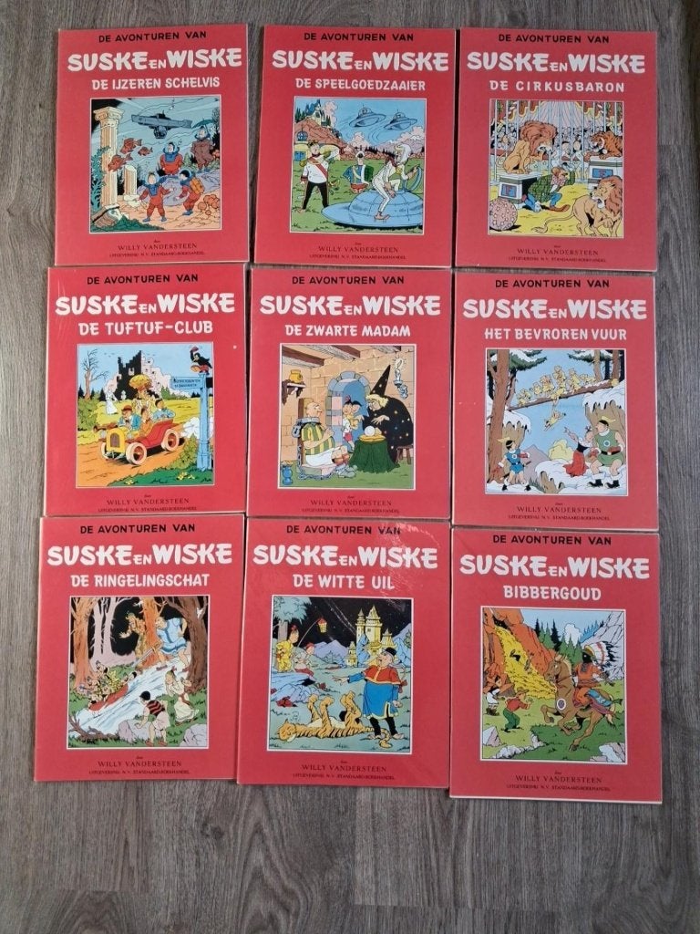 Suske en Wiske 1 t/m 40 – complete rode krantenreeks, Meerdere stripboeken, Ophalen of Verzenden, Nieuw, Willy Vandersteen