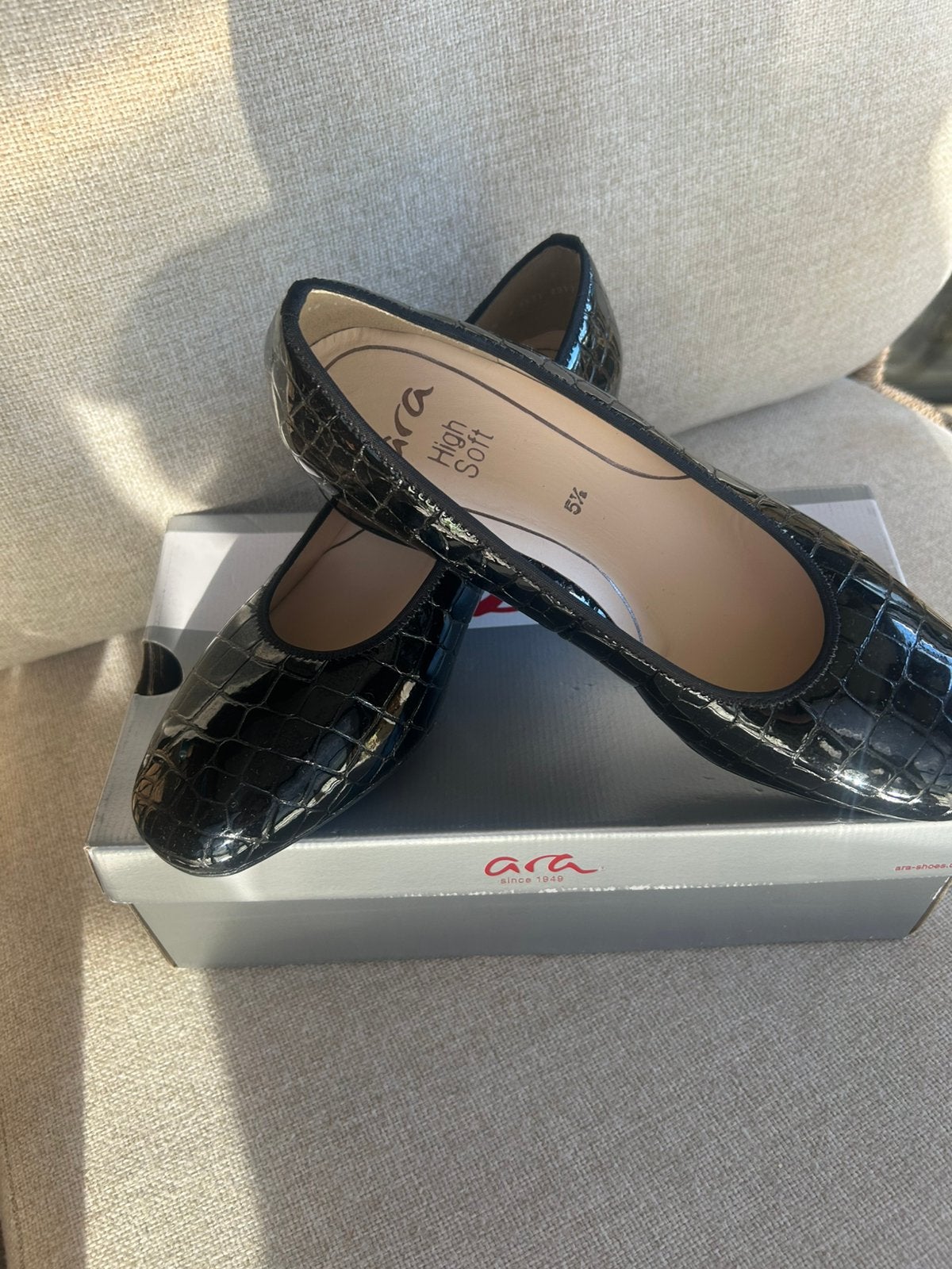 Ara damesschoen maat 38.5 - 5.5, Pumps, Zwart, Nieuw, Ophalen of Verzenden