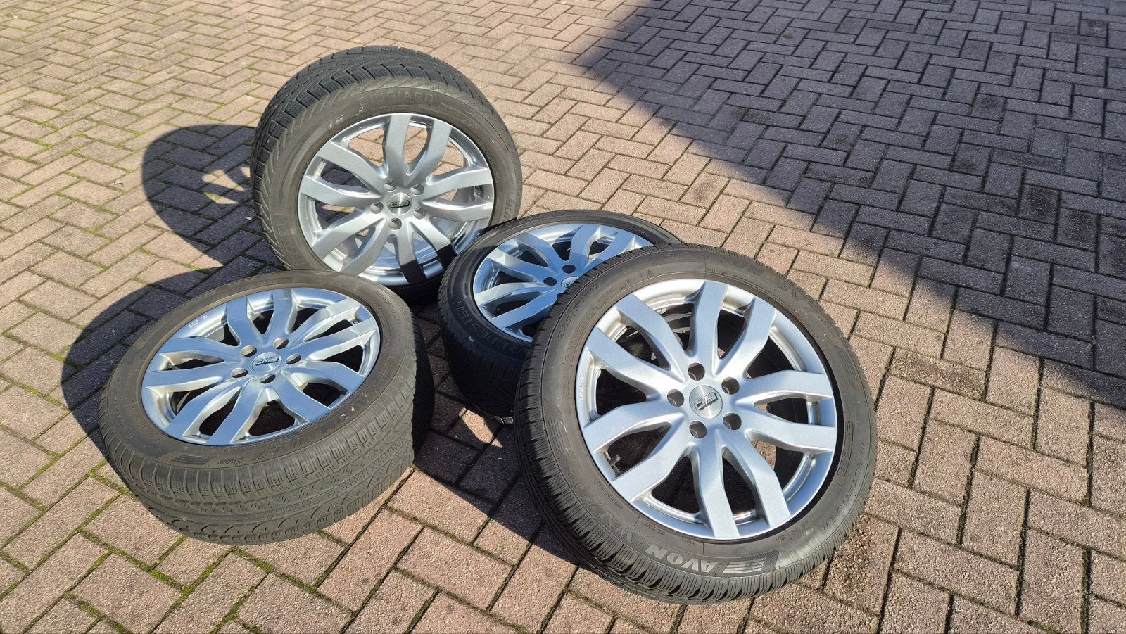 CMS 17 inch lichtmetalen velgen met winterbanden, Ophalen, Gebruikt, Banden en Velgen, 17 inch