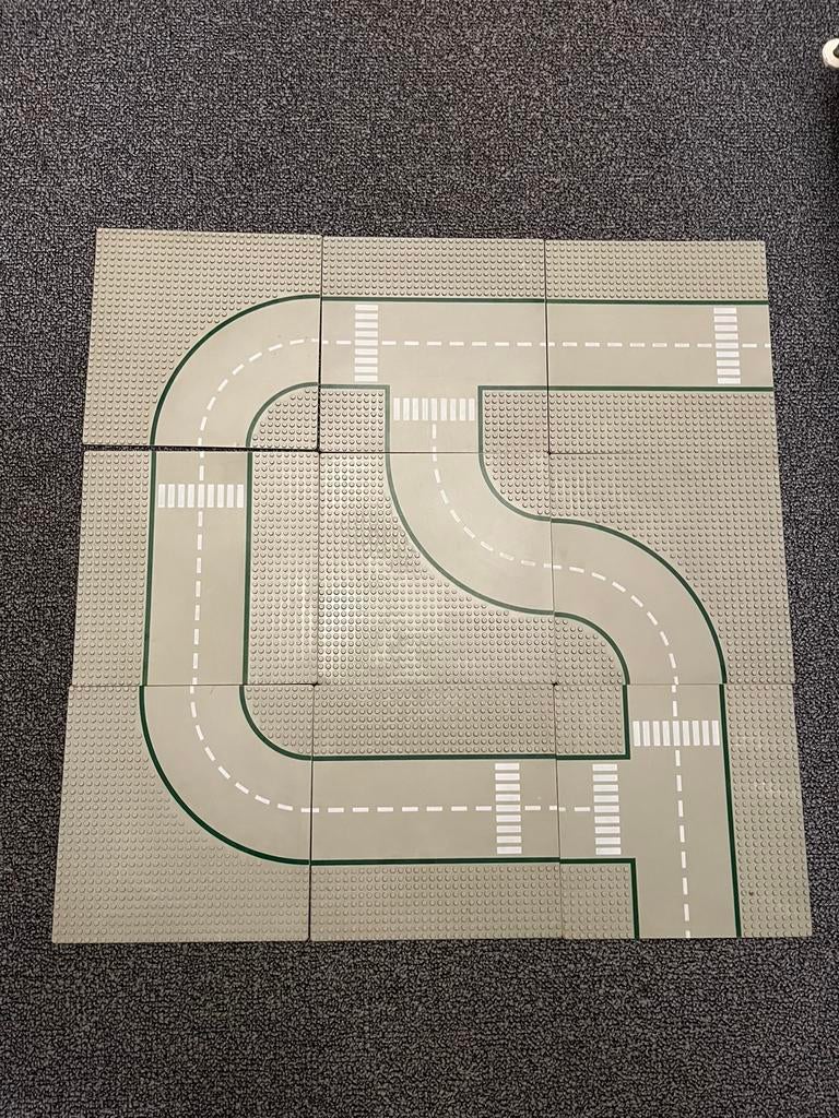 Lego Partij/Lot 9x Vintage Wegenplaat Goede Staat, Ophalen of Verzenden, Gebruikt, Complete set, Lego