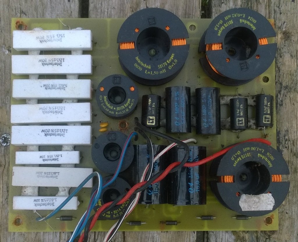 Luidsprekerfilter 2-weg, 250 - 500 Watt, Audio, Tv en Foto, Luidsprekers, Overige merken, Gebruikt, Overige typen, Ophalen of Verzenden