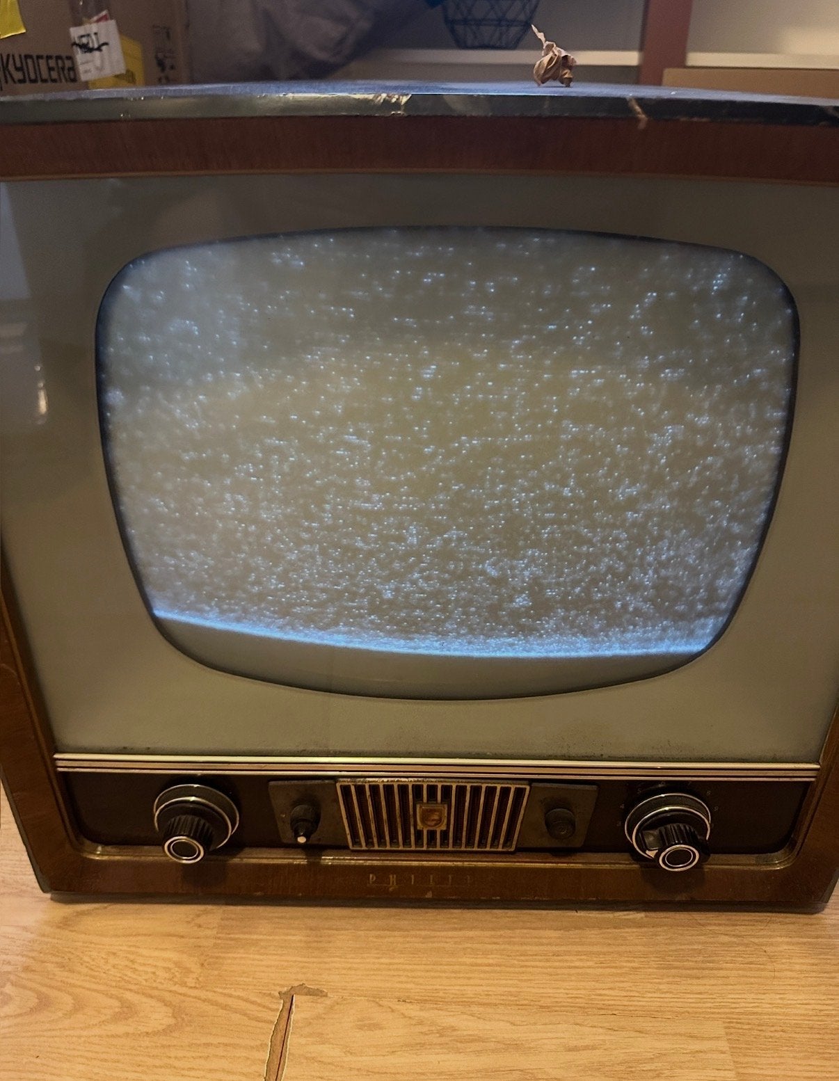 Philips Zwart-wit TV 17TX123U - Vintage Televisie, Ophalen