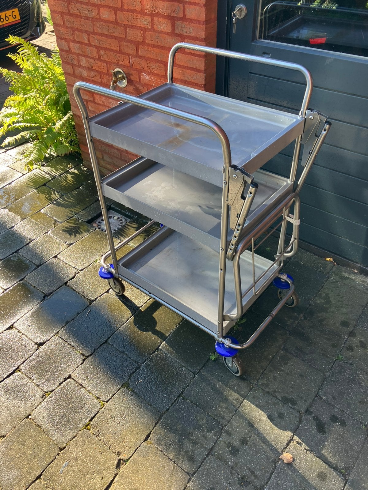 Transport plateau wagentje, 100 liter of meer, Ophalen, Gebruikt, Transportkar