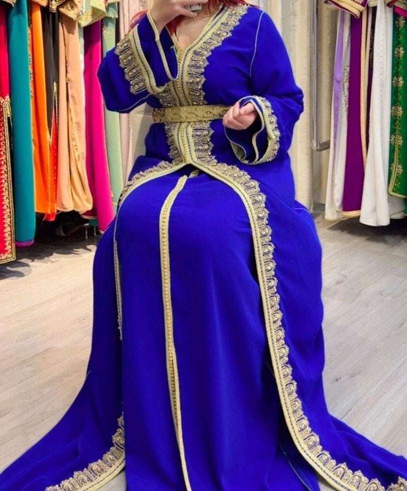 blauwe takshita te koop, Ophalen of Verzenden, Zo goed als nieuw, Blauw, Overige typen