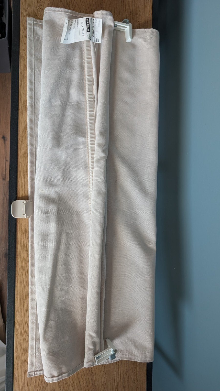 IKEA RINGBLOMMA Rolgordijn - 80x160 cm - Beige, Ophalen, Beige, Rolgordijn, Polyester