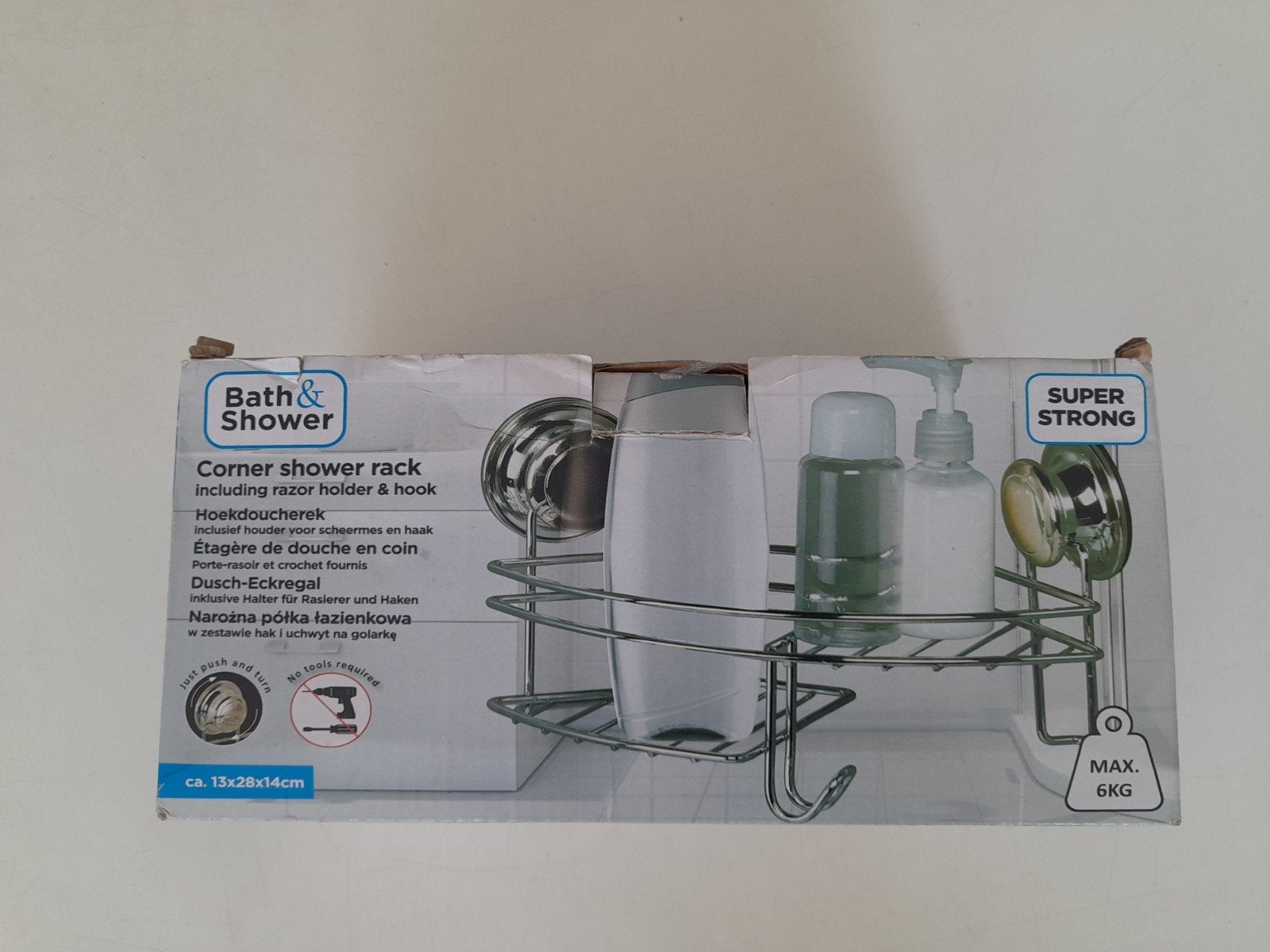 Doucherek chroom  - nieuw, Ophalen, Minder dan 50 cm, Overige typen, Nieuw