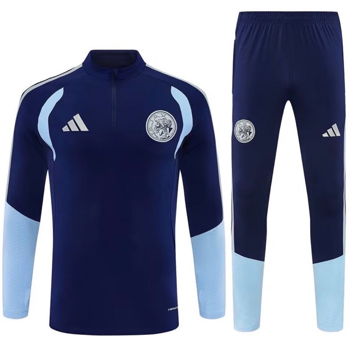 Adidas Ajax Trainingspak - Donkerblauw/Lichtblauw, Verzenden, Nieuw, Blauw, Overige typen