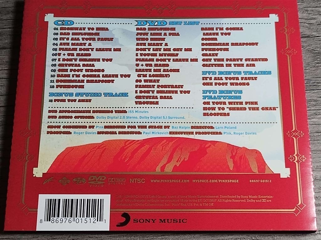 Pink‎– Funhouse Tour - Live In Australia [CD + DVD], Ophalen of Verzenden, Gebruikt, Pop