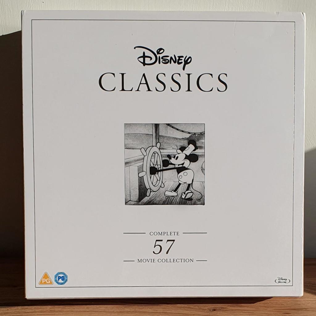 Disney Classics Complete Bluray Movie 57 Collection ENGELS, Cd's en Dvd's, Blu-ray, Ophalen of Verzenden, Zo goed als nieuw, Boxset