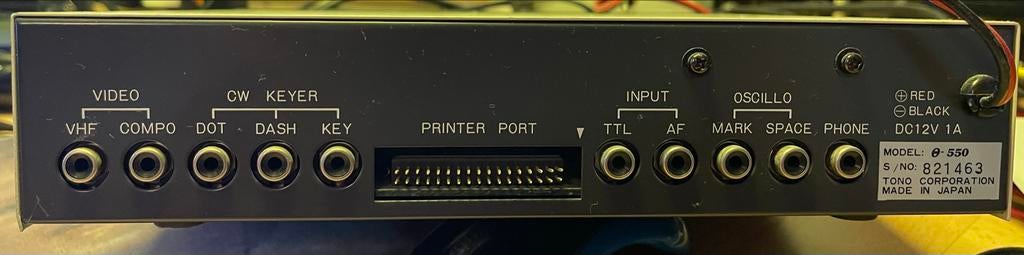 Tono 550 Communications Terminal - Vintage Radio Apparatuur, Ophalen of Verzenden, Zo goed als nieuw