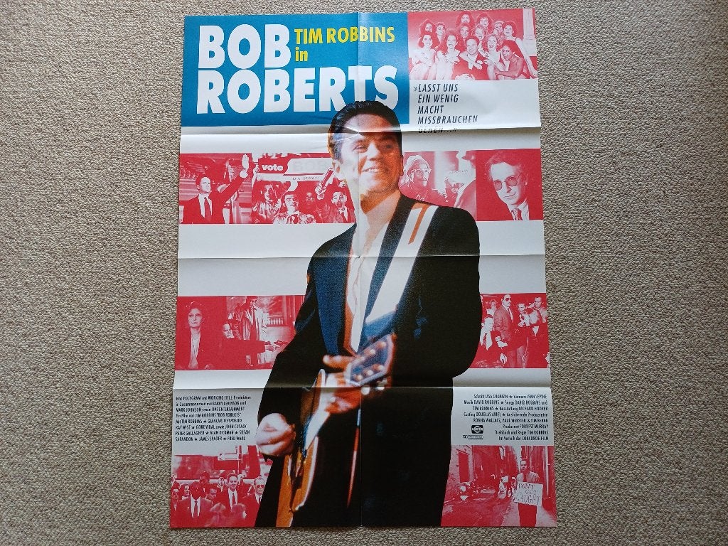 BOB   ROBERTS     filmposter., Verzamelen, Posters, Nieuw, Film en Tv, A1 t/m A3, Rechthoekig Staand, Verzenden