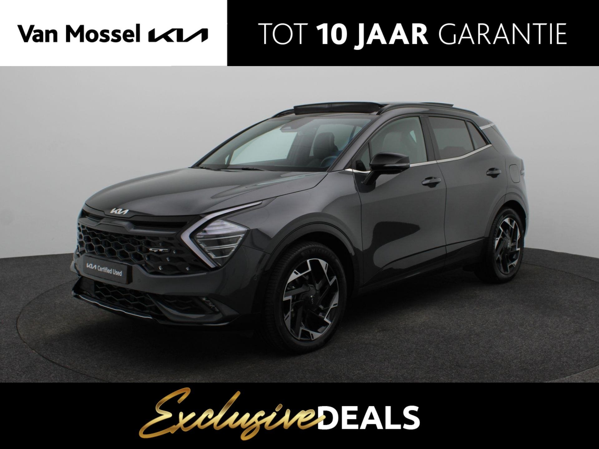 Kia Sportage 1.6 T-GDi Plug-in Hybrid AWD GT-PlusLine Leder, Auto's, 12 maanden, 14 kWh, Gebruikt, Euro 6