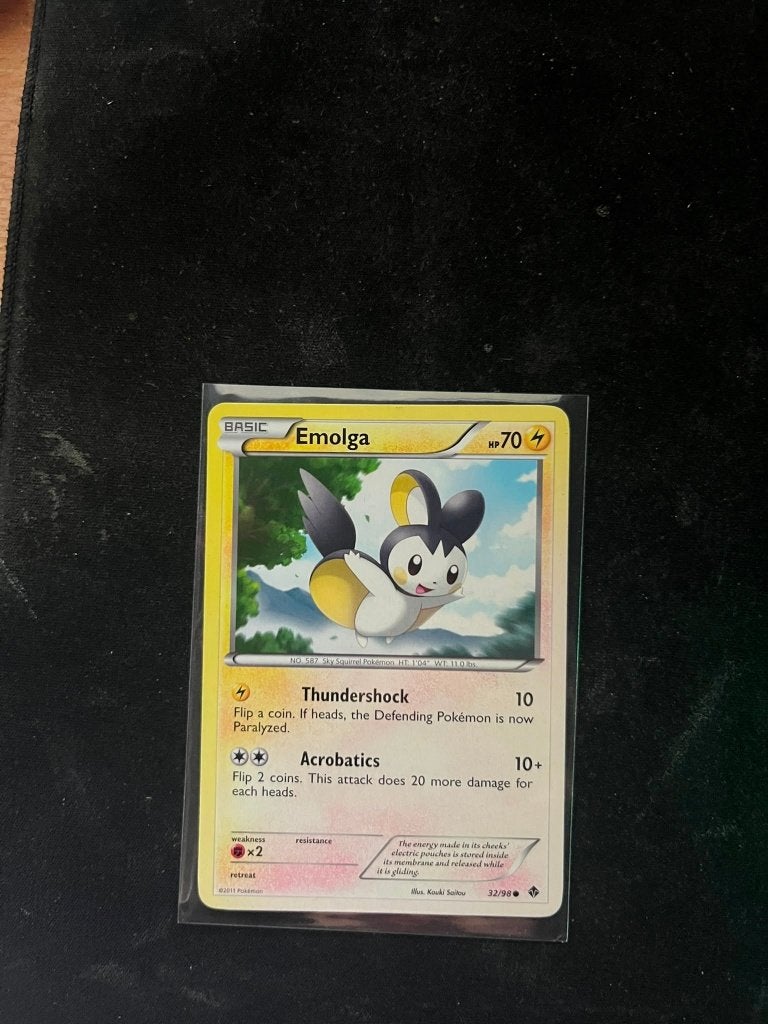 Emolga 32/98 - Printfout - Pokemon Kaart, Hobby en Vrije tijd, Verzamelkaartspellen | Pokémon, Ophalen of Verzenden