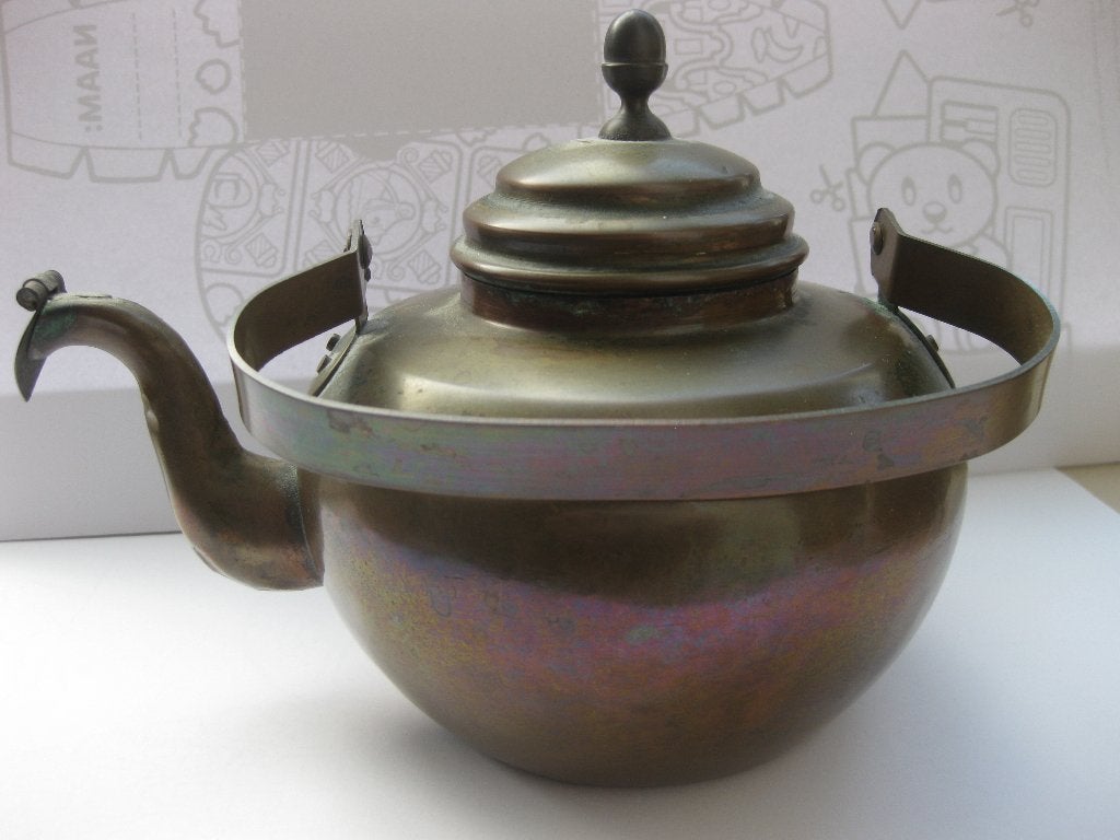 Antiek Koperen Appelketel, Antiek en Kunst, Verzenden, Koper