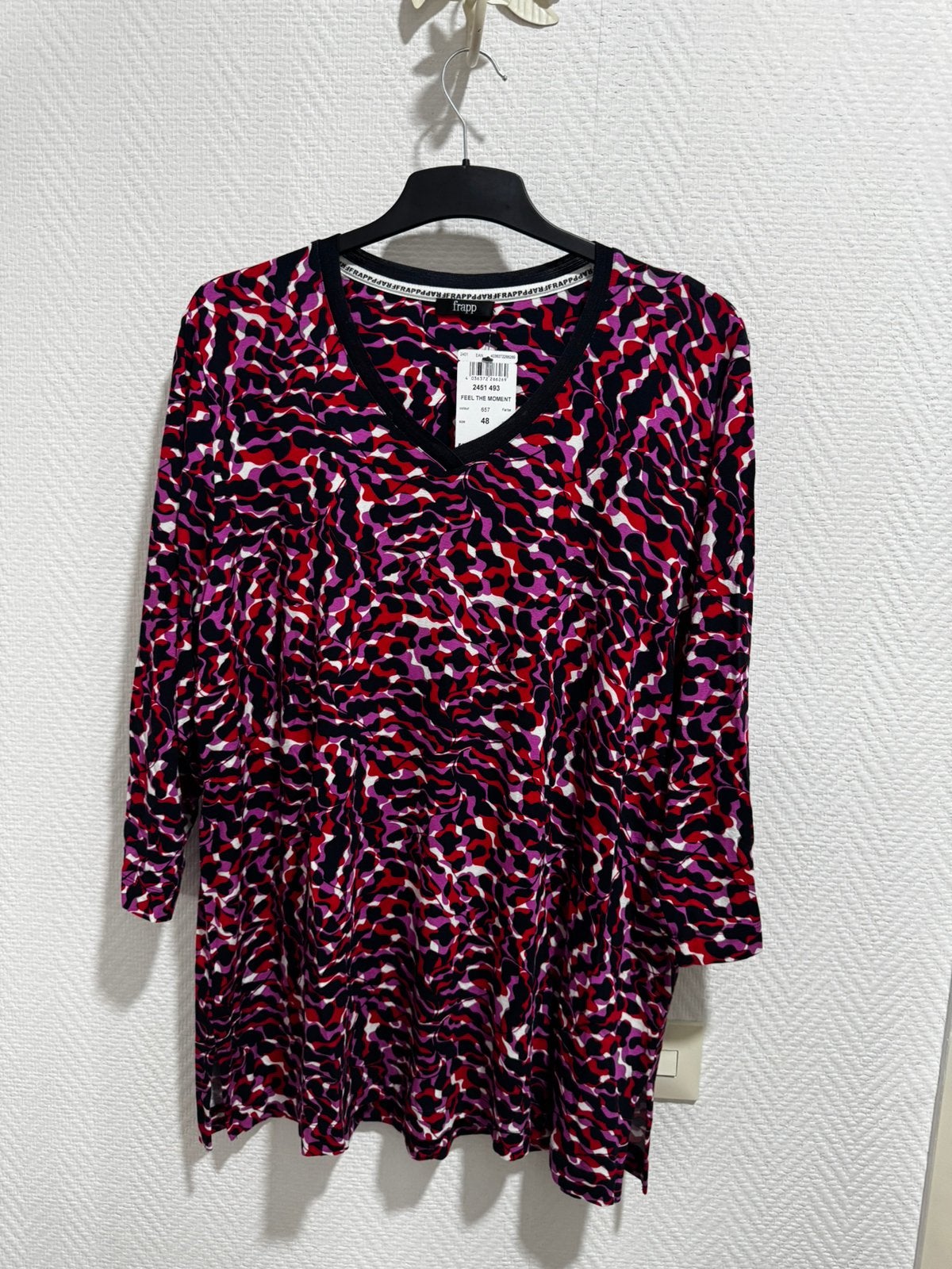 Frapp shirt maat 48, Kleding | Dames, Grote Maten, Verzenden, Nieuw, Shirt of Top