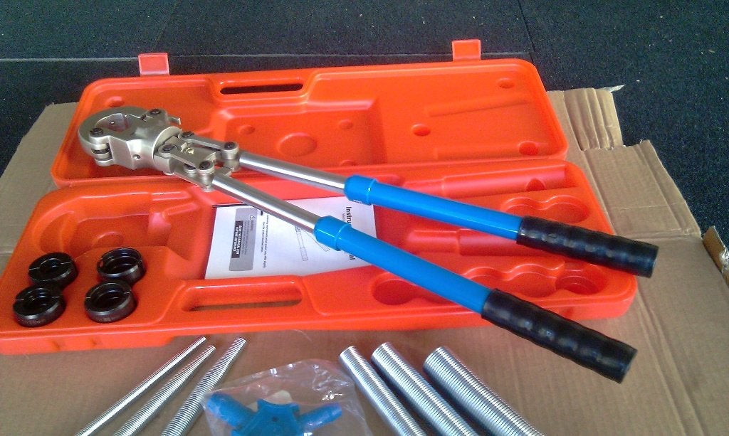 Perstang met 12 bekken voor U+TH +V bekken incl. 8 del set, Doe-het-zelf en Verbouw, Gereedschap | Handgereedschap, Ophalen of Verzenden