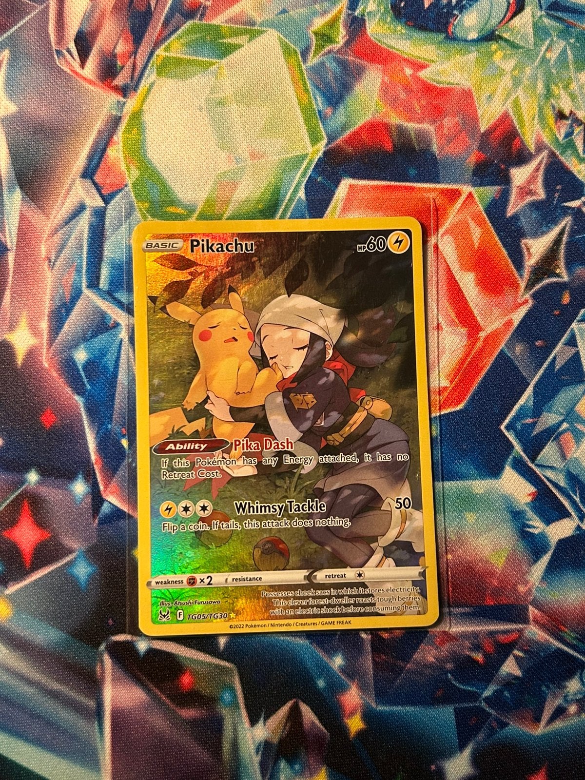 Pikachu Art Rare TG05/TG30, Ophalen of Verzenden, Nieuw, Losse kaart, Foil