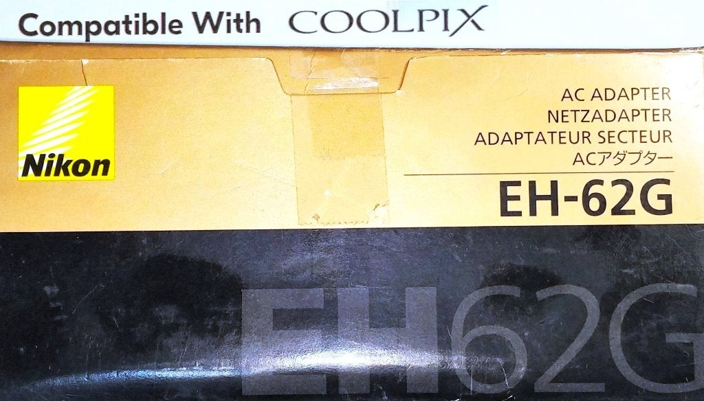 NIKON EH-62 Coolpix EH-62G Adapter lader 4.2V 1.5A 6.3W, Ophalen of Verzenden, Nieuw