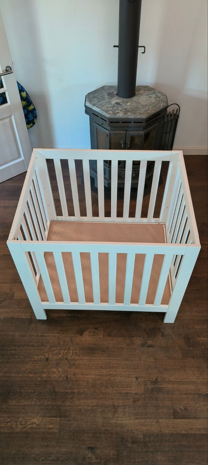 Baby Box wit Ikea + matrasje, Ophalen, Gebruikt