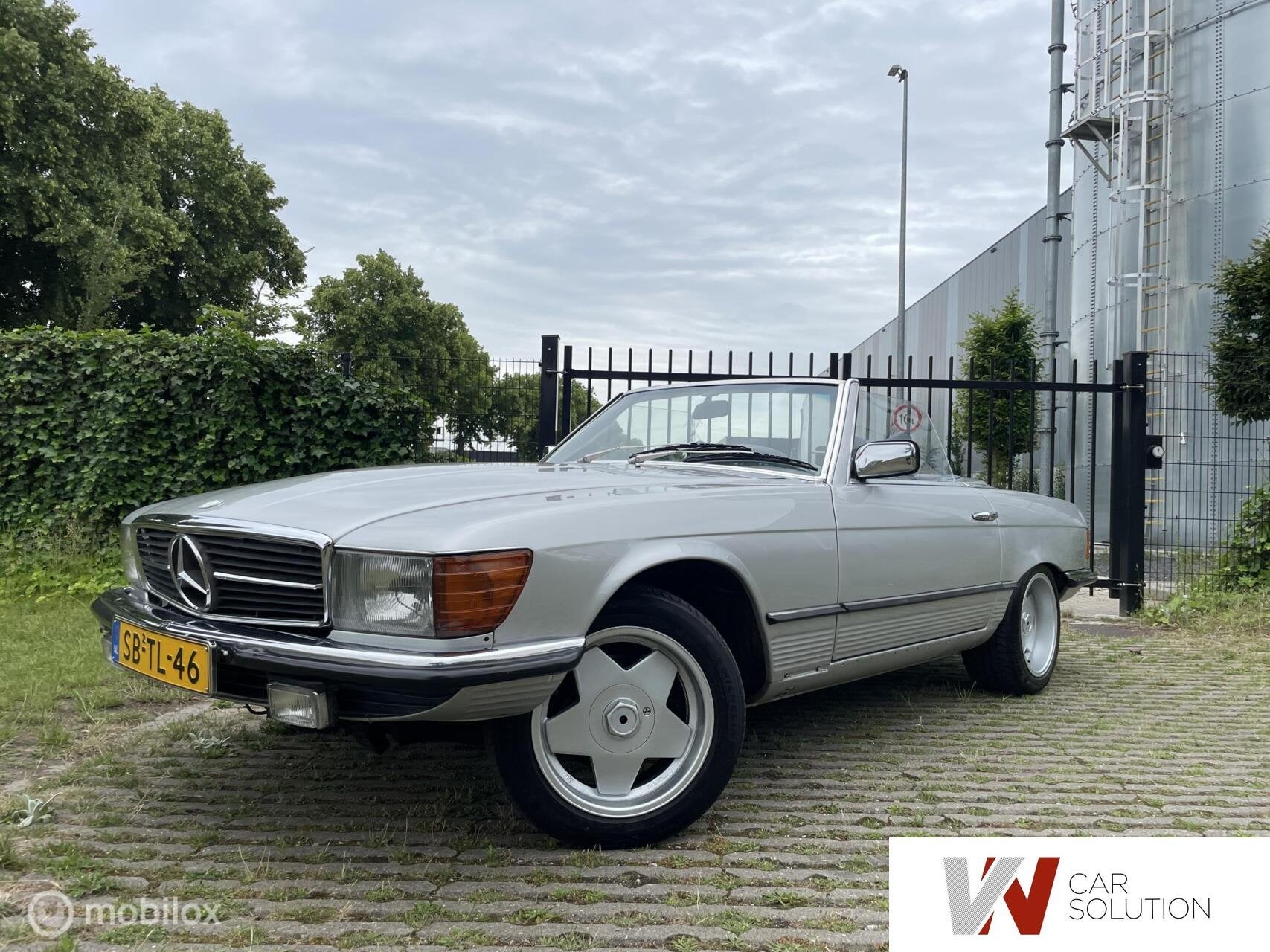 Mercedes SL-klasse 450 SL roadster EU-uitvoering ZEER NETJES, Auto's, Automaat, Achterwielaandrijving, 8 cilinders, Leder