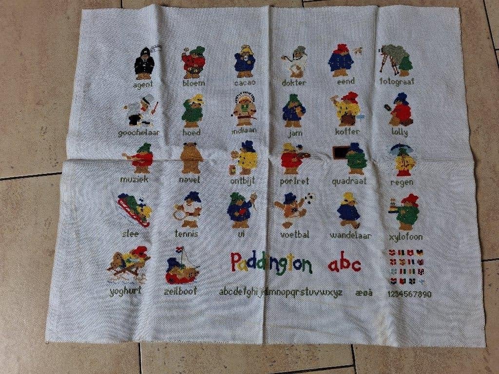 borduren kruissteek beertje paddington linnen stramien nieuw, Ophalen of Verzenden, Nieuw, Handborduren, Borduurpakket