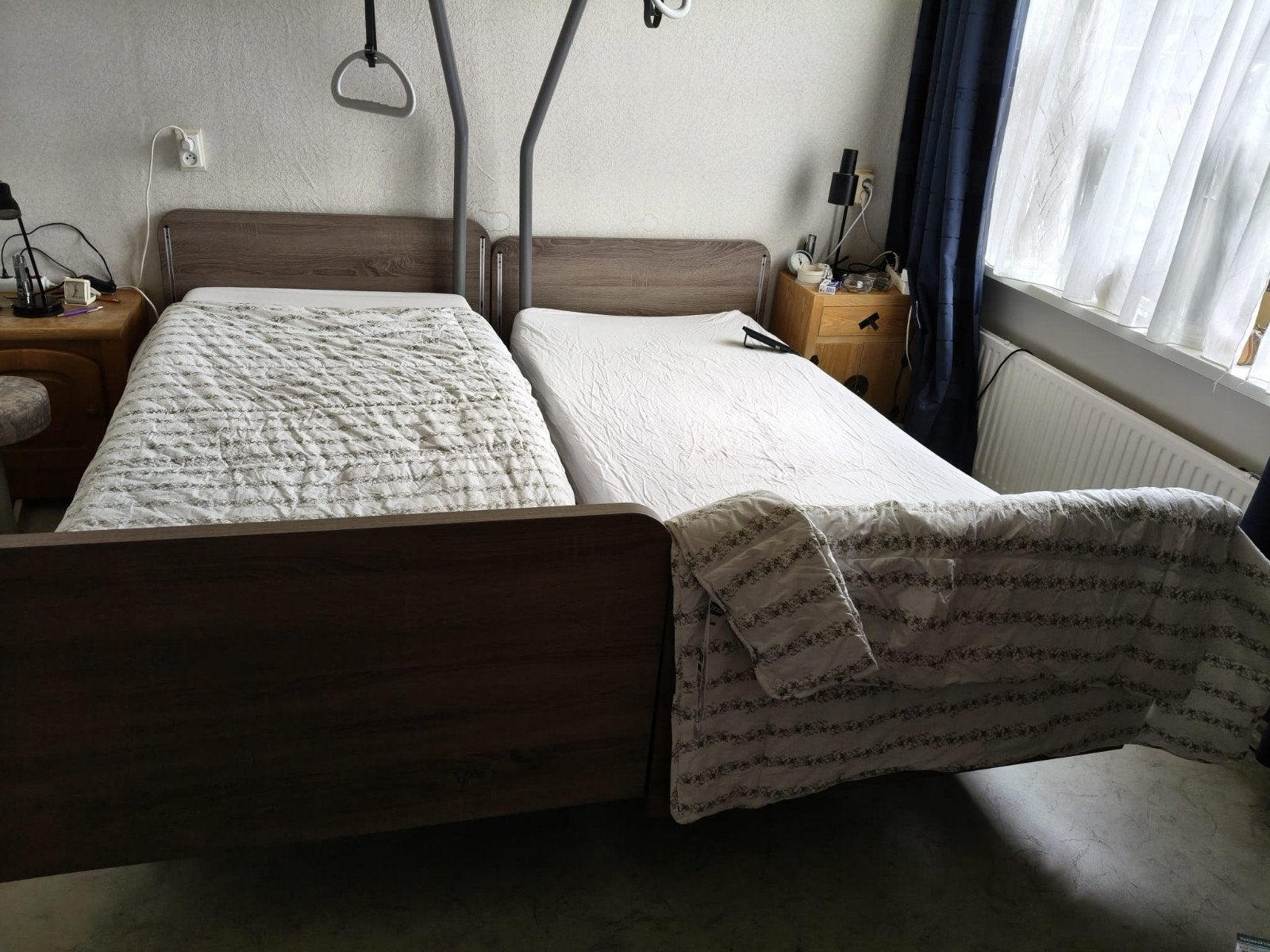 Zo goed als nieuwe hoog laag bedden. Bieden per bed, Huis en Inrichting, Ophalen, 90 cm, Eenpersoons, Zo goed als nieuw