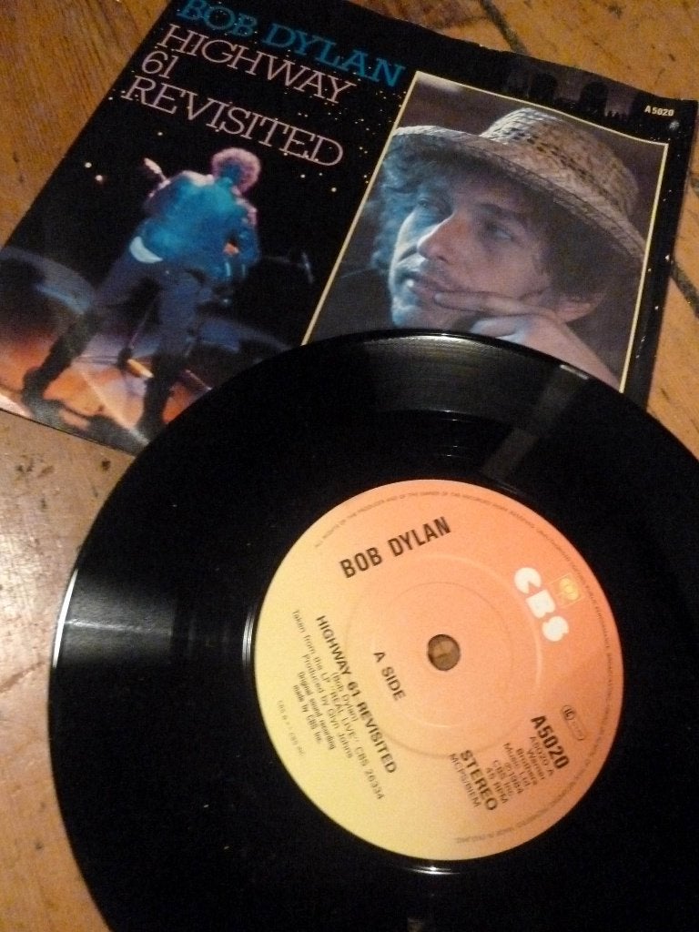 Bob Dylan Highway 61 - Ain't Me Babe - UK - 1984 - mooi, Ophalen of Verzenden, Zo goed als nieuw, Pop