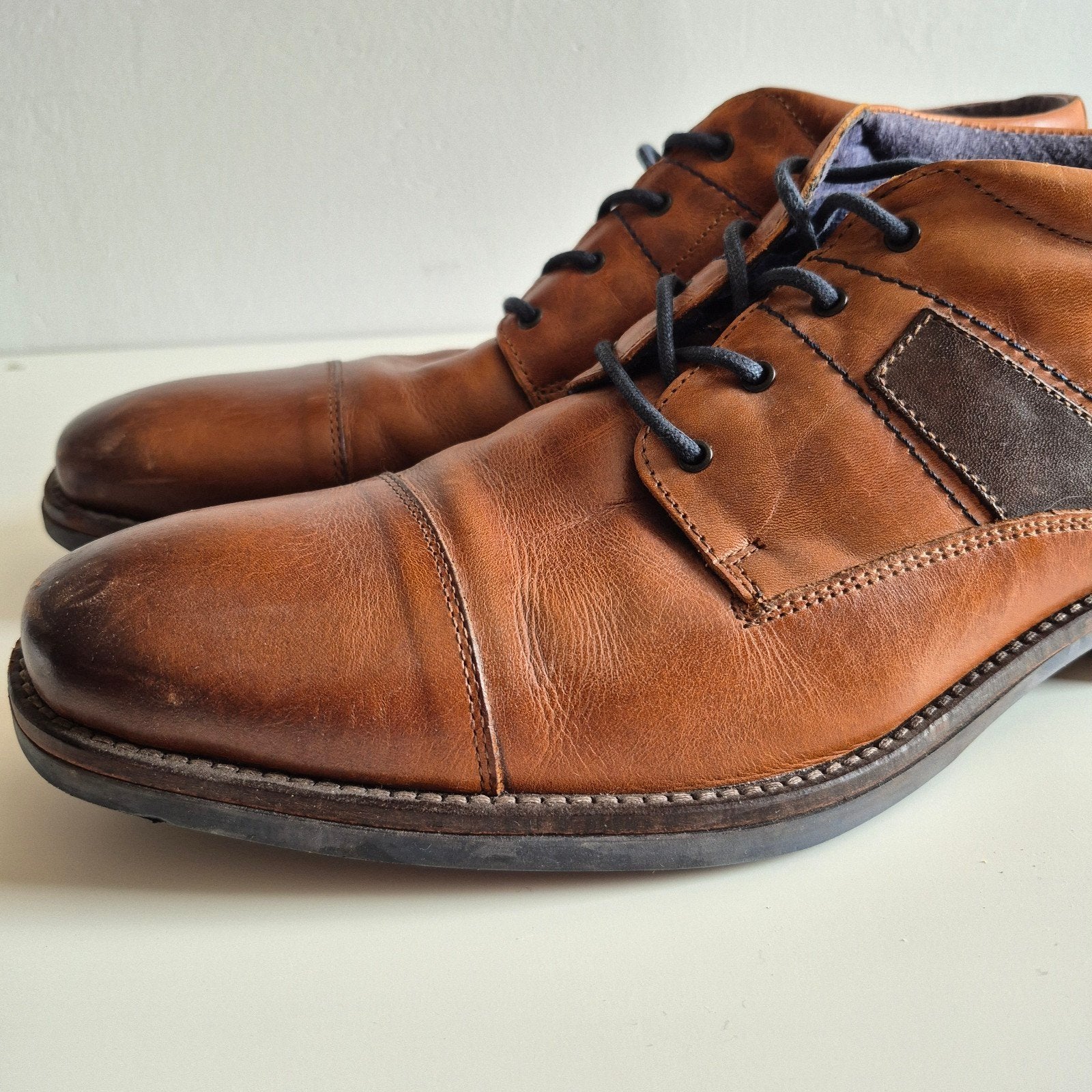 Herenschoen maat 46 cognac kleur, Kleding | Heren, Schoenen, Ophalen of Verzenden, Gedragen, Bruin