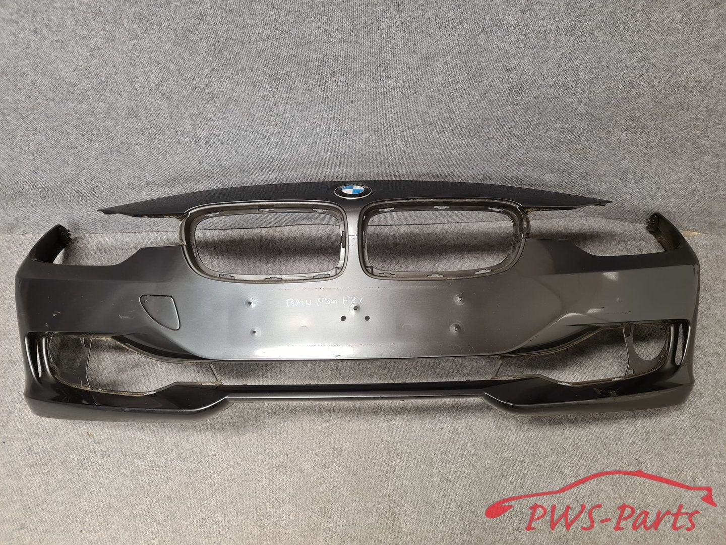 BMW F30 F31 VANAF 2013 ZONDER OPTIES VOORBUMPER ORIGINEEL, Gebruikt, -, Voor, -