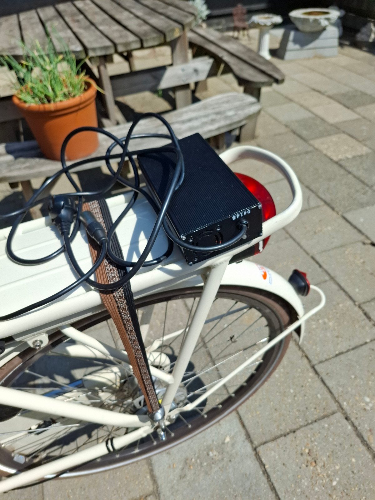 Elek.Damesfiets cortina, Ophalen, Zo goed als nieuw, Overige merken