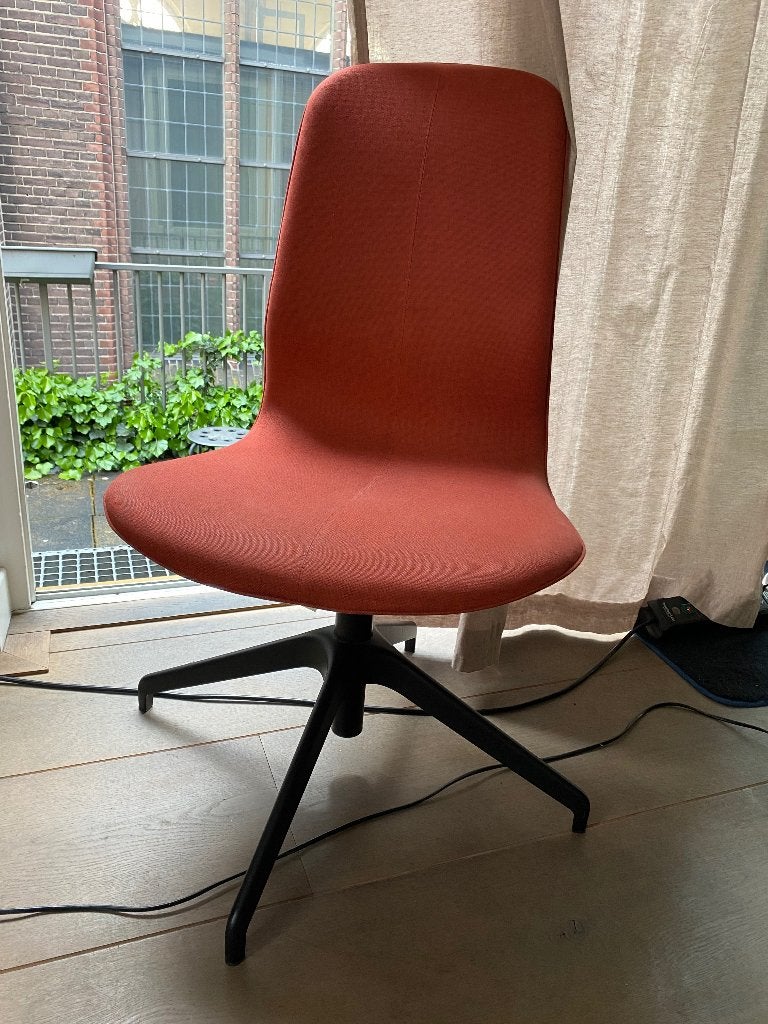 Gratis IKEA bureau stoel, Ophalen, Gebruikt, Oranje, Bureaustoel