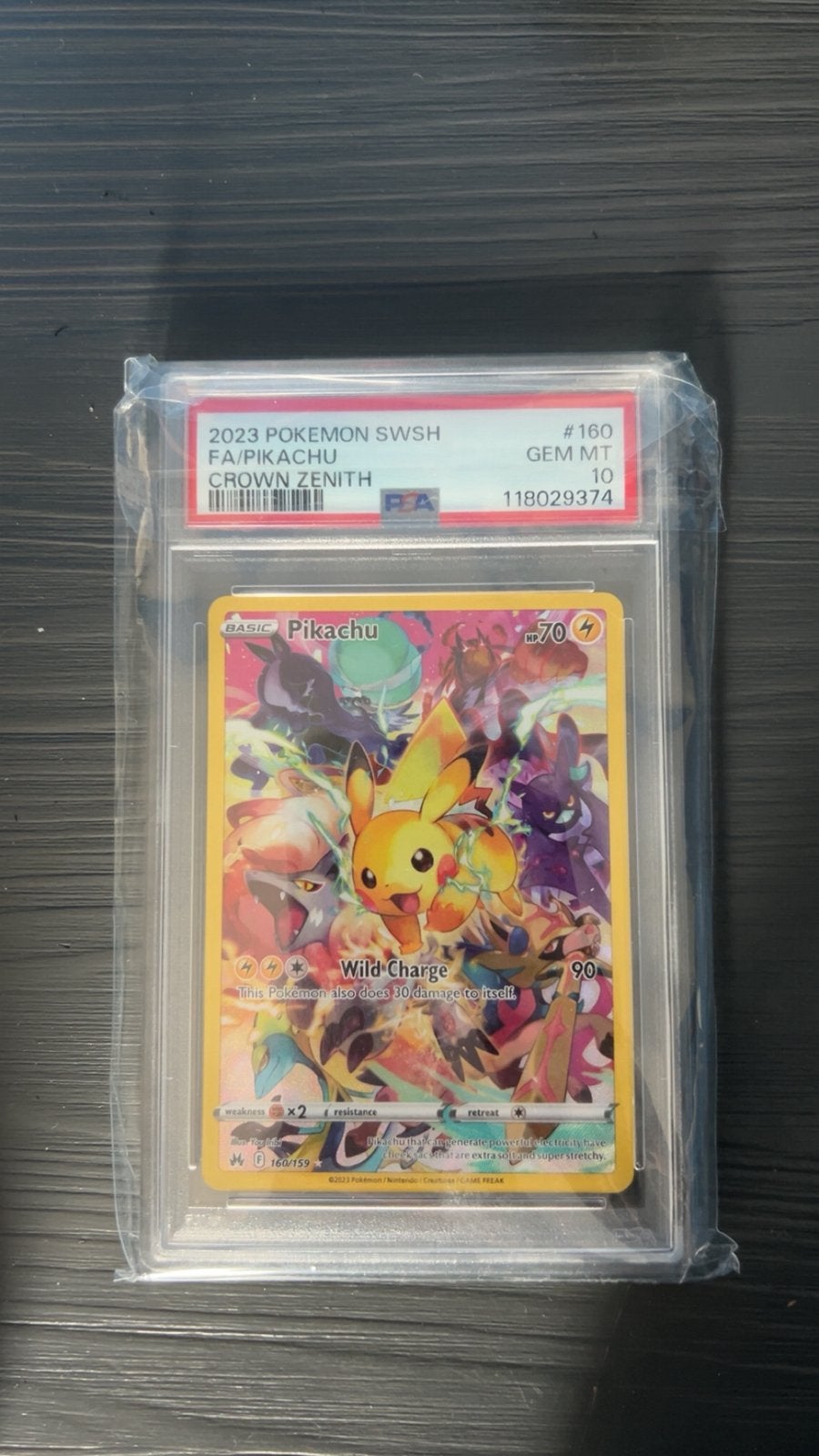 Pokemon psa 10, Ophalen of Verzenden, Nieuw, Losse kaart