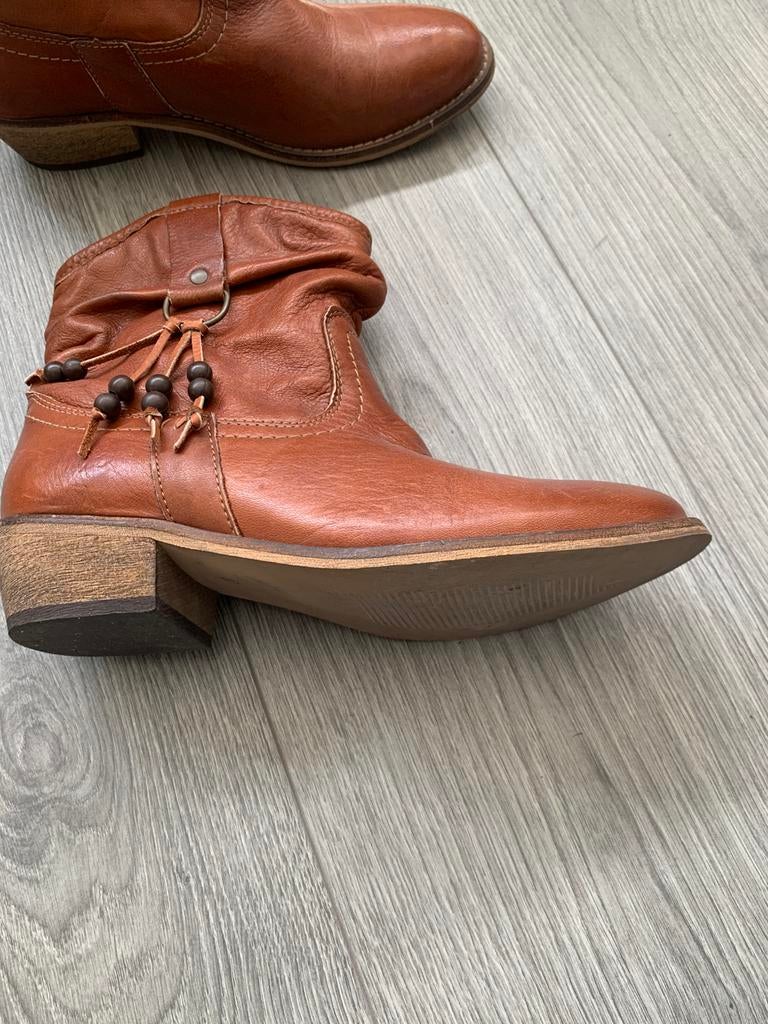 Leren laarsjes, Kleding | Dames, Schoenen, Bruin, Lage of Enkellaarzen, Nieuw, Ophalen of Verzenden