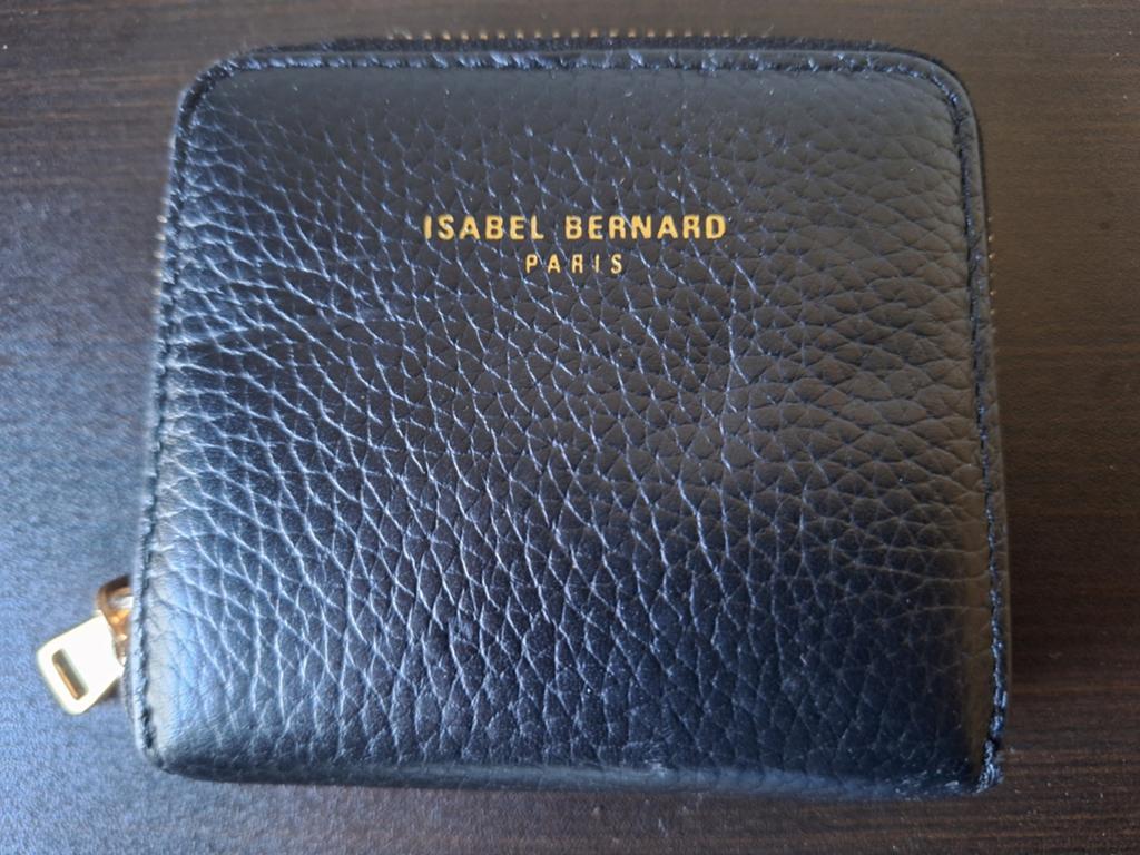 Leren Isabel Bernard Paris pasjeshouder., Ophalen of Verzenden, Zwart