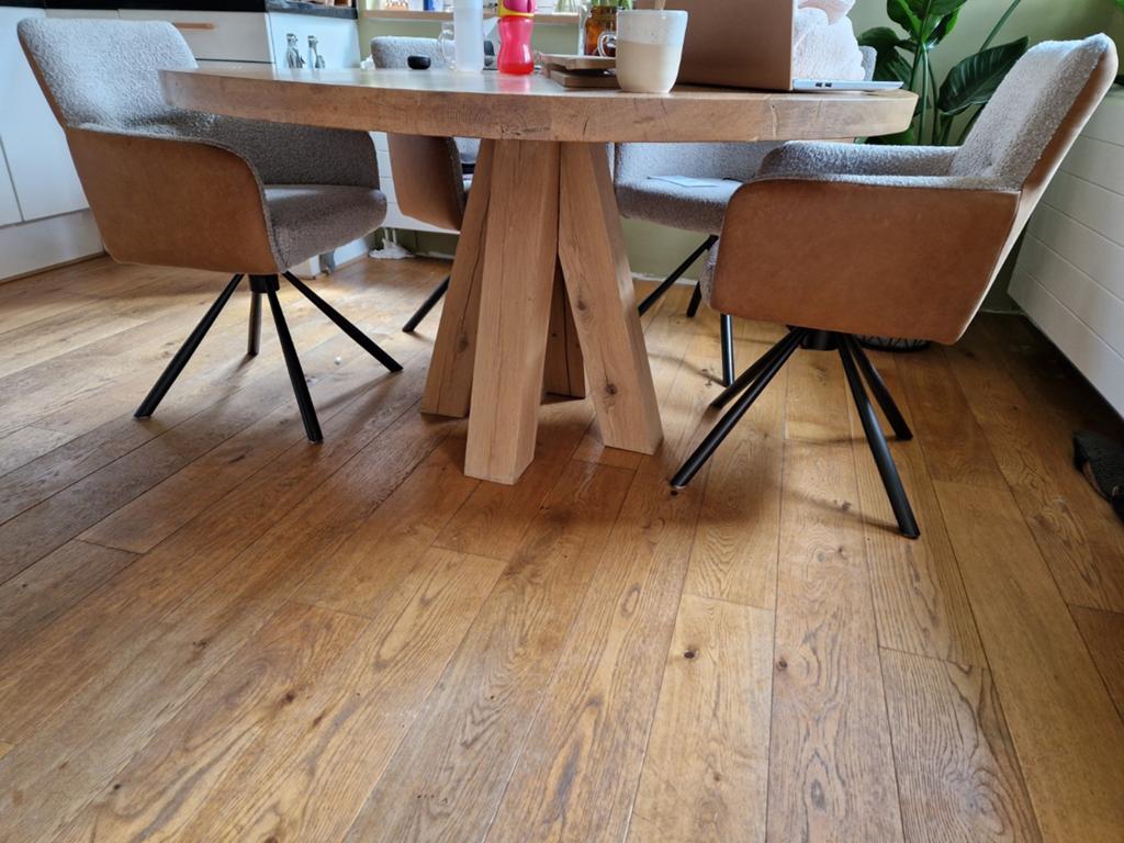 Ruim 50m2 eikenhouten parketvloer, Doe-het-zelf en Verbouw, Vloerdelen en Plavuizen, Gebruikt, 10 m² of meer, 10 tot 30 cm, Hout