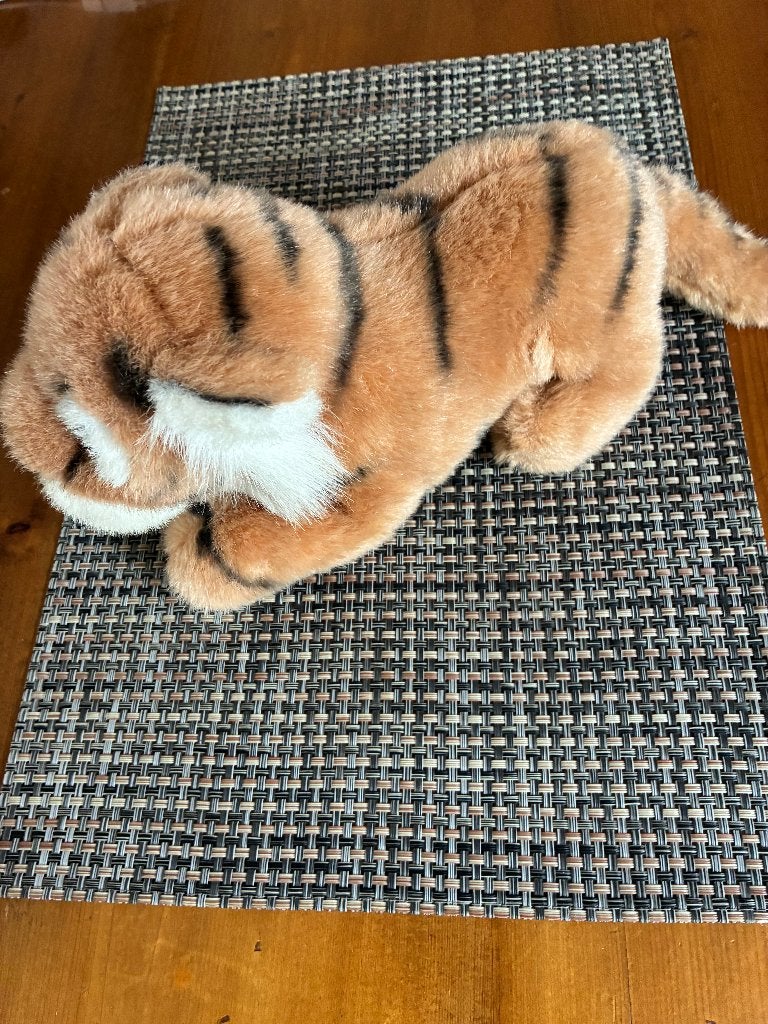 Pluche Tijger Knuffel  25 cm, Ophalen of Verzenden, Zo goed als nieuw, Tijger