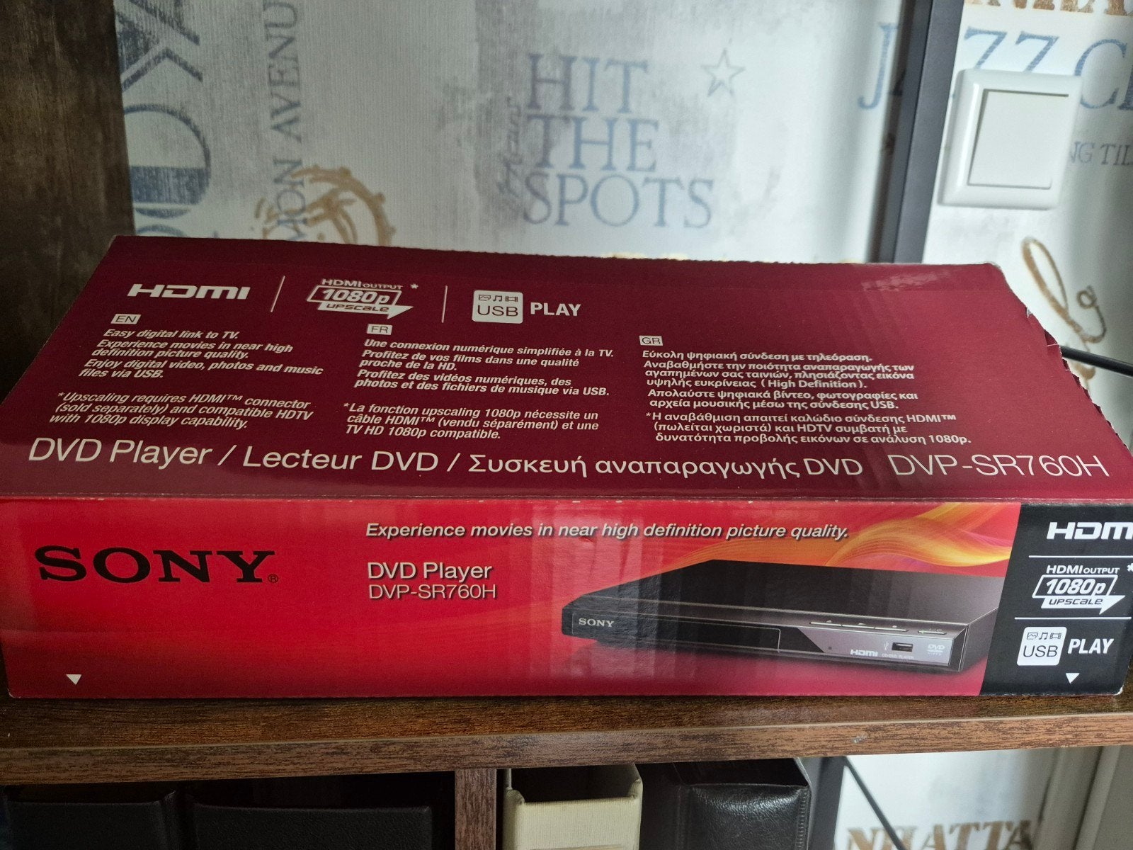 Sony Dvd-speler DVP-SR760H, Ophalen, Zo goed als nieuw, Sony