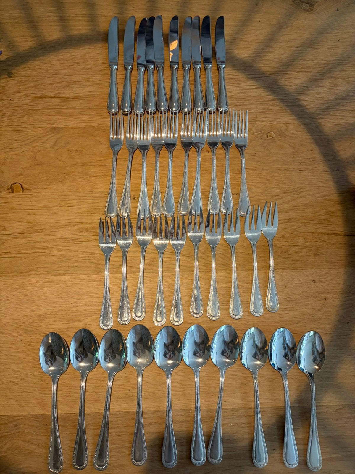 Prachtig 10 delig verzilverd bestek, Ophalen