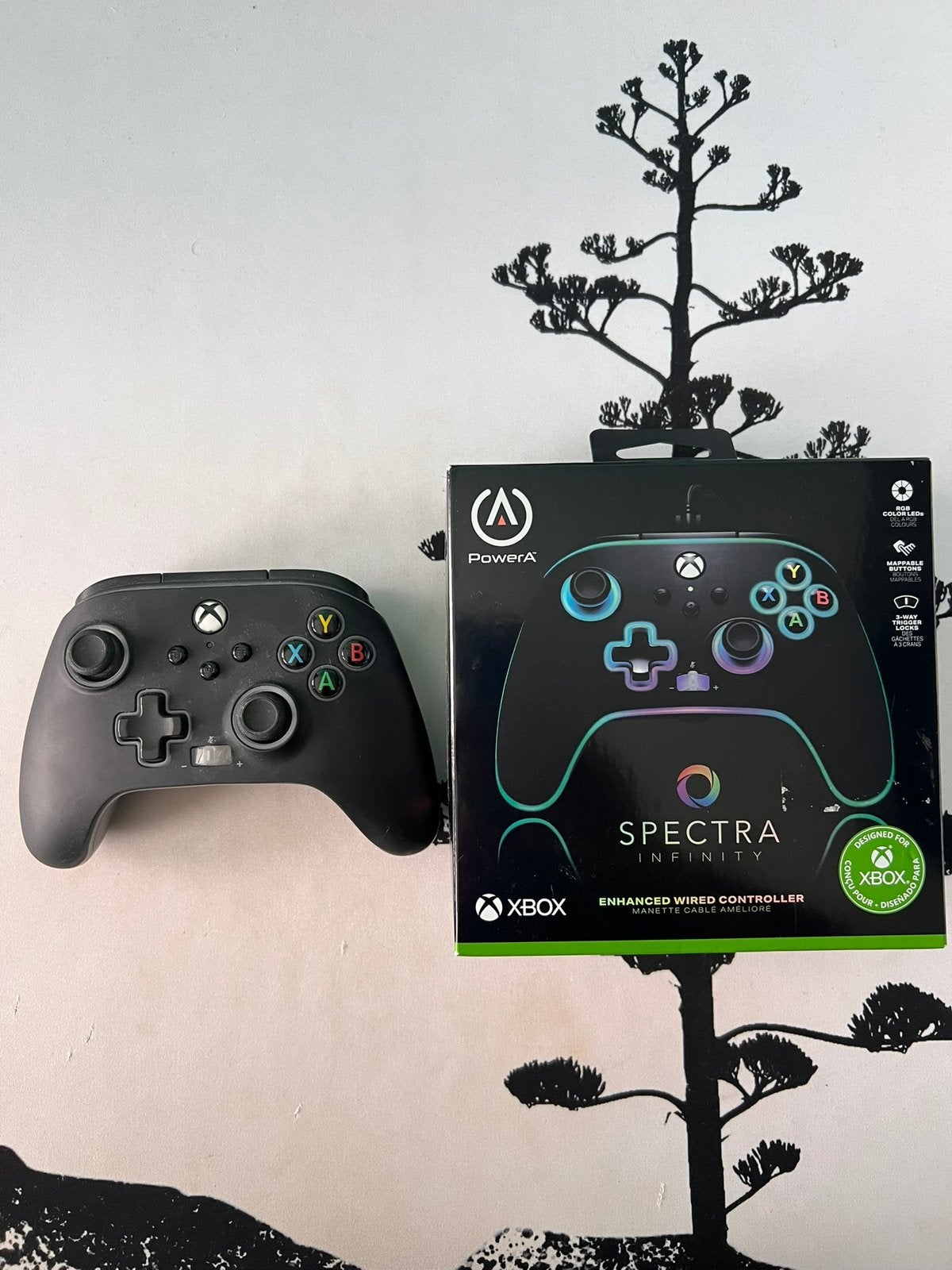Spectra Infinity PowerA Xbox Wired Controller, Ophalen of Verzenden, Zo goed als nieuw, Controller, Xbox Series X
