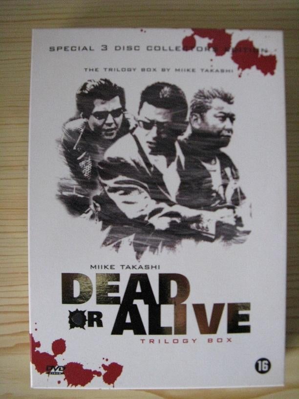 DVD trilogie-box "Dead or Alive" van Takashi Miike, Cd's en Dvd's, Vanaf 16 jaar, Ophalen of Verzenden, Zo goed als nieuw, Boxset
