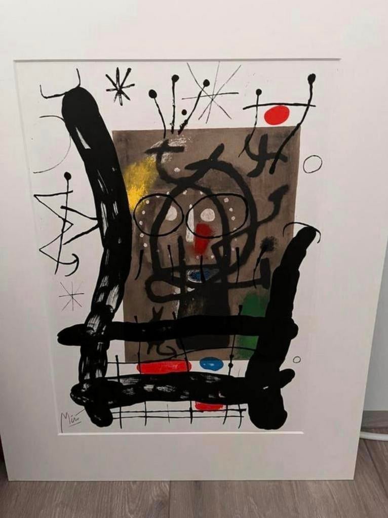 Joan Miro 1893-1983 / Mooie Litho 43x53 cm., Ophalen